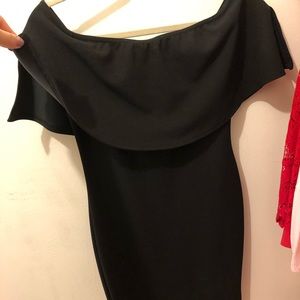 Black Off The Shoulder Dress